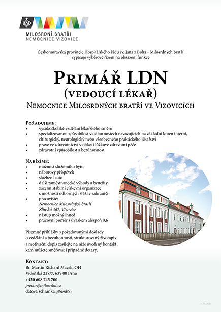 2025-11-24-NMB Vizovice - pracovní inzerát ŘEDITEL-PRIMÁŘ